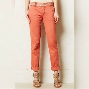 Pilcro and the Letterpress Hyphen Embroidered Pant